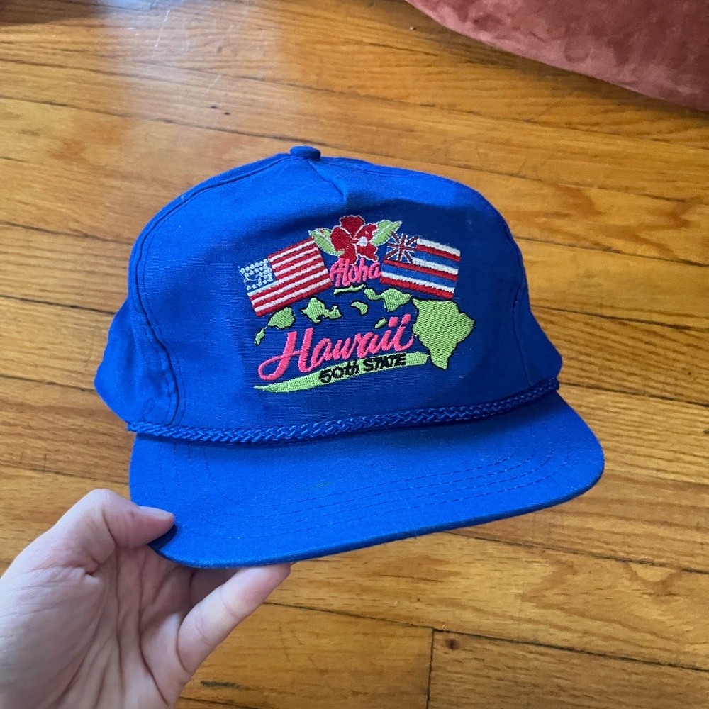 Aloha Hawaii 50th State Beach Maui Retro Vintage Trucker Island Hat